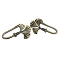 Instyledesign Antique Brass Luck Curtain Holdback Set Set Of 2 N A