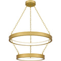 Antique Brass Led Pendant From The Ozara Collection