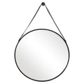 Antique Bronze Round Mirror