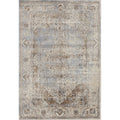Antique Collection Red Black Area Rug