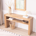 Antique Natural Console Table Coffee Table With Storage Shelf Sofa Table Side Table Entryway Table Hallway Table