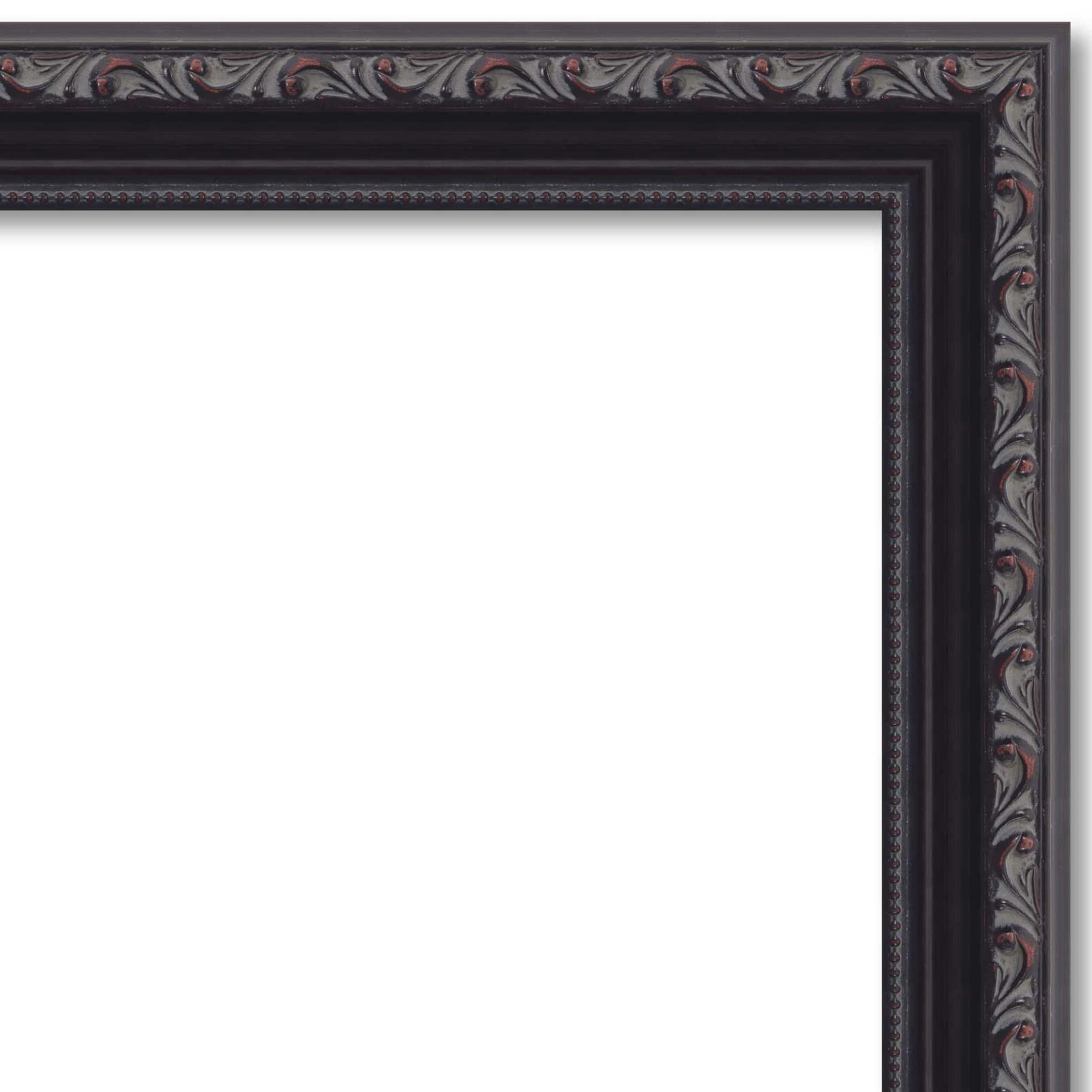 Antique Red Picture Frame Uv Acrylic Foam Board Backing Hanging Hardware