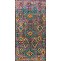 Antique Tribal Moroccan Oriental Wool Area Rug Handmade Foyer Carpet 50 X 91