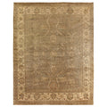 Antique Weave Oushak Hand Knotted New Zealand Wool Beige Ivory Area Rug 14 X 18