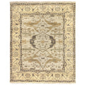 Antique Weave Oushak Hand Knotted New Zealand Wool Powder Blue Beige Area Rug