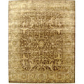 Antique Weave Oushak Hand Knotted New Zealand Wool Tobacco Beige Area Rug