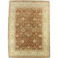 Antique Weave Ziegler Hand Knotted New Zealand Wool Rust Beige Area Rug 14 X 18