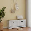 Antique White Entryway Bench Hallway Bench Indoor Bench Shoe Bench Footrest Bench Lounge Bench Leisure Bench