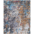 Antolini Handloomed Bamboo Silk Gray Area Rug 8 X 10