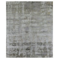 Antolini Handloomed Bamboo Silk Silver Multi Area Rug 8 X 10