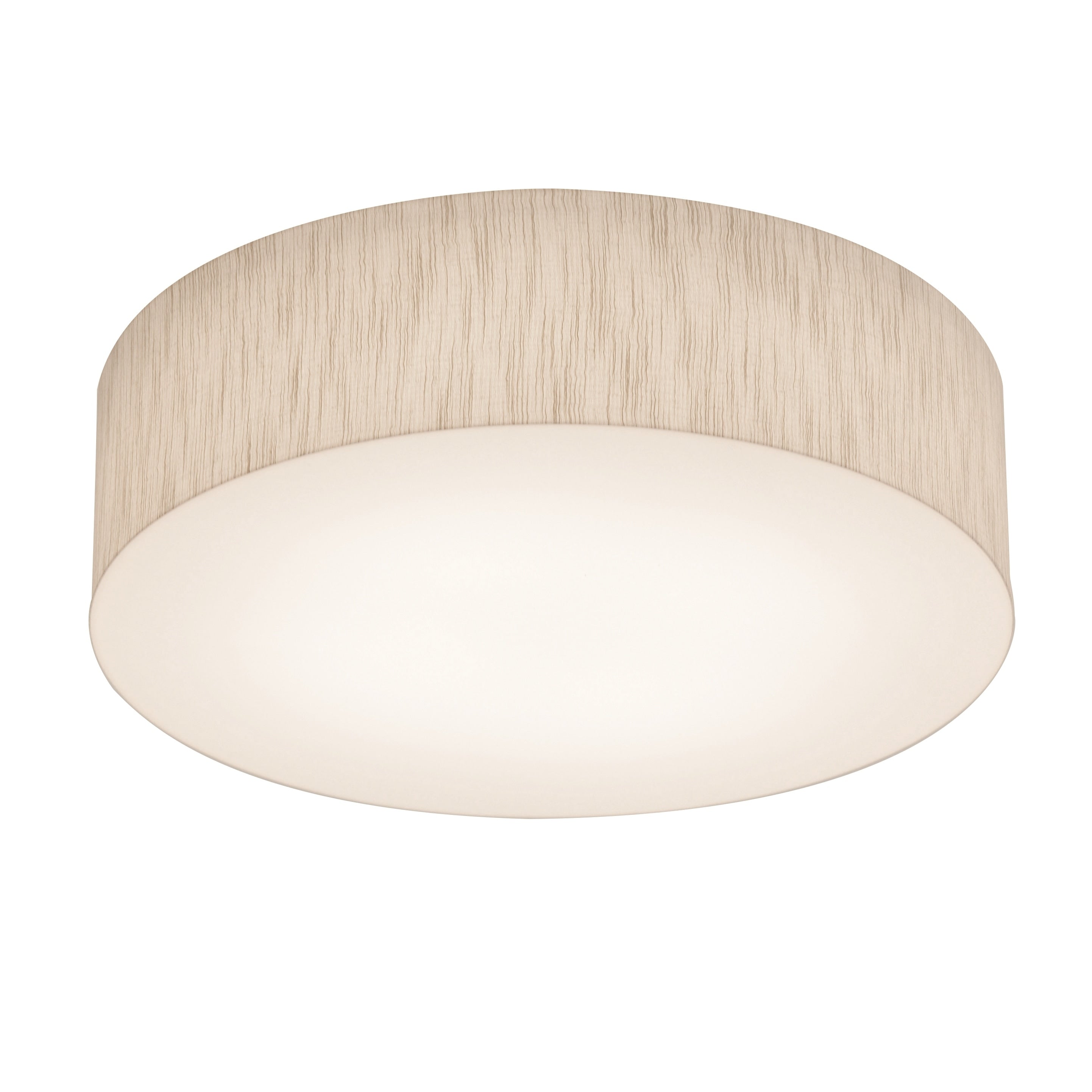 Anton 12 Inch Jute Led Flush Mount