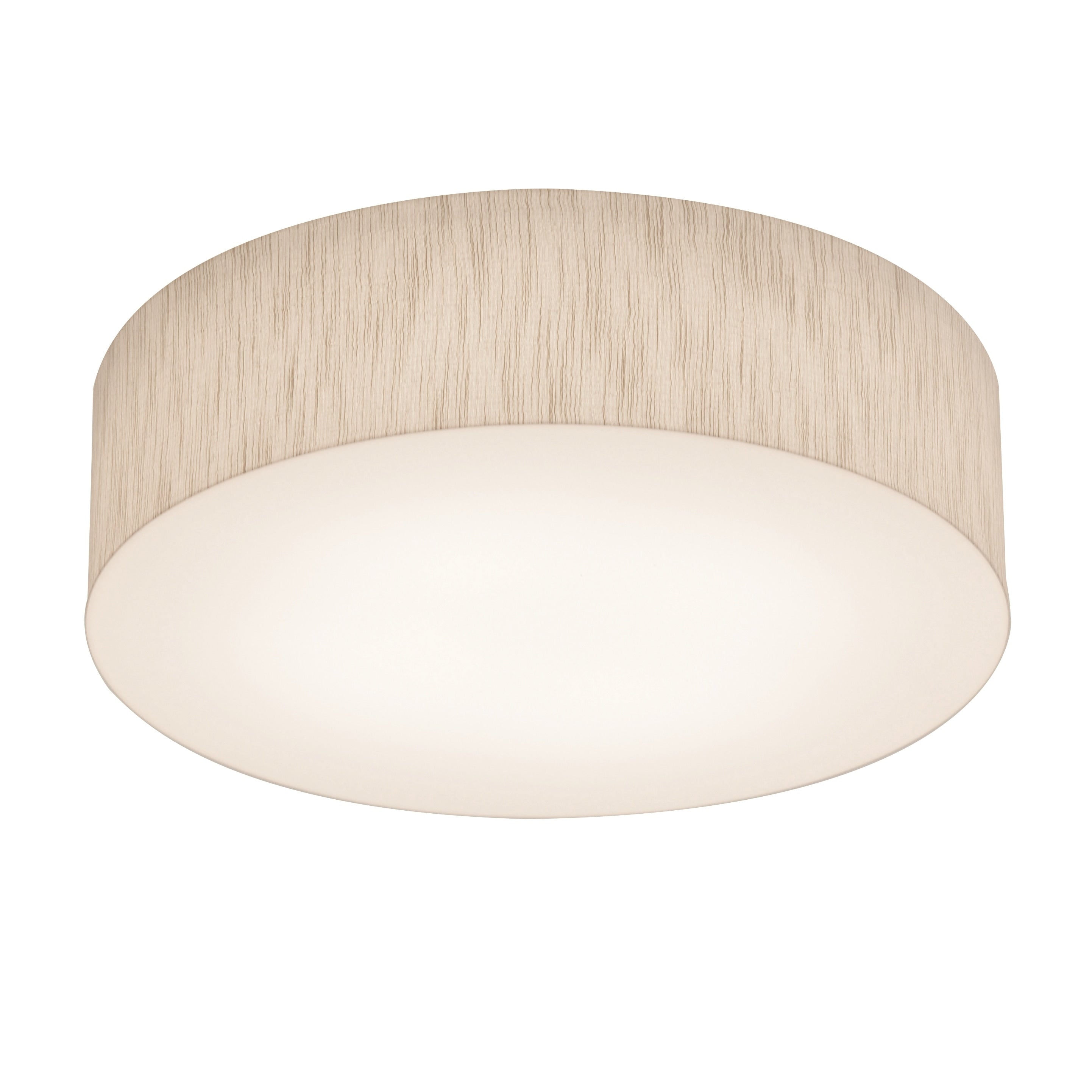 Anton 15 Inch Jute Led Flush Mount