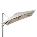 Aoodor 10X10 Cantilever Umbrella Replacement Canopy For 8 Ribs Square Offset Umbrella