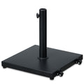 Aoodor 40 Lbs Concrete Umbrella Base Square Stand With Wheel N A