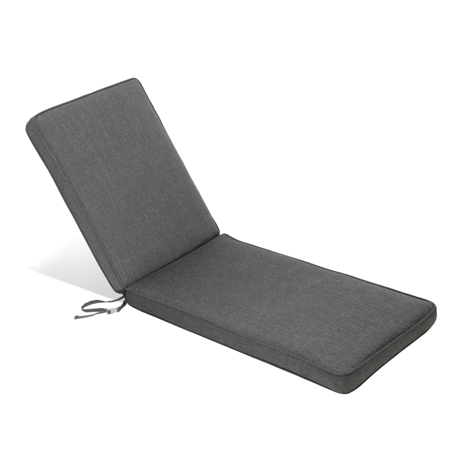 Aoodor Outdoor 3 Chaise Lounge Seat Cushion With Ties