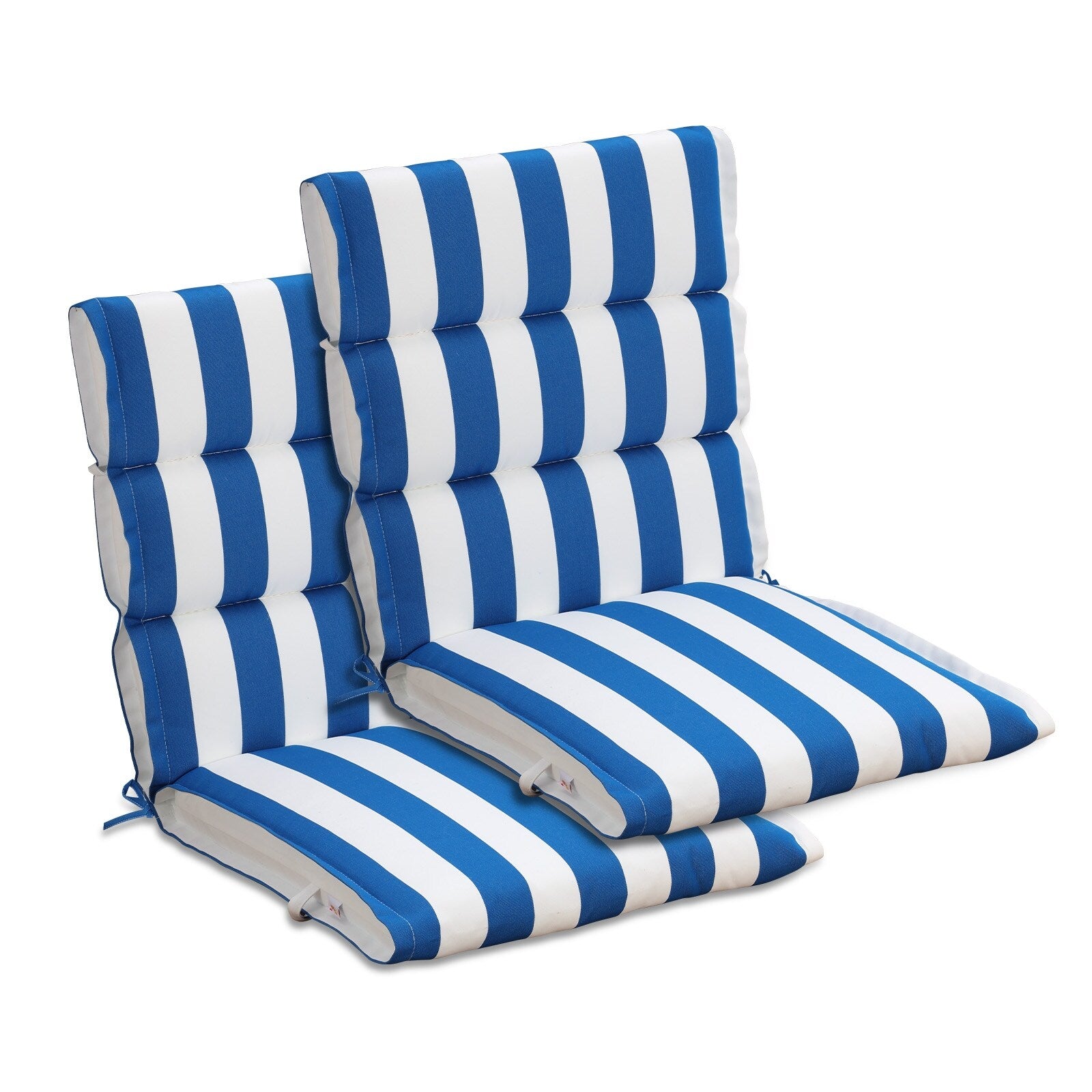 Aoodor Outdoor Flanged Chair Cushions Set Of 2 39 X 20 X 2.4 Inch