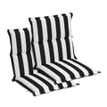 Aoodor Outdoor Flanged Chair Cushions Set Of 2 39 X 20 X 2.4 Inch