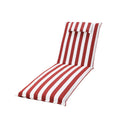 Aoodor Outdoor Lounge Chair Cushion With Headrest 79 X 25 X 3.2 Inch