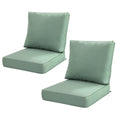 Aoodor Outdoor Seat Back Cushion Set Of 2