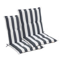 Aoodor Outdoor Tufted Chair Cushions Set Of 2 39 X 20 X 2.4 Inch