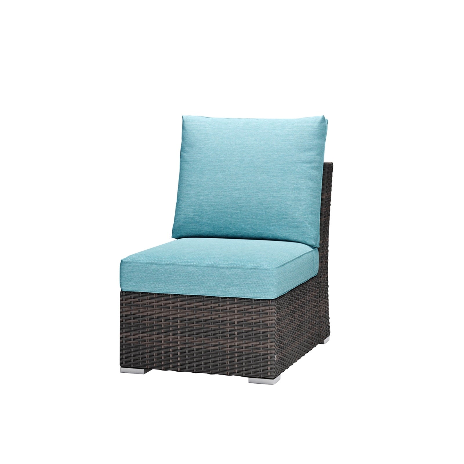 Aoodor Patio Armless Sofa 24 35 30 Inch