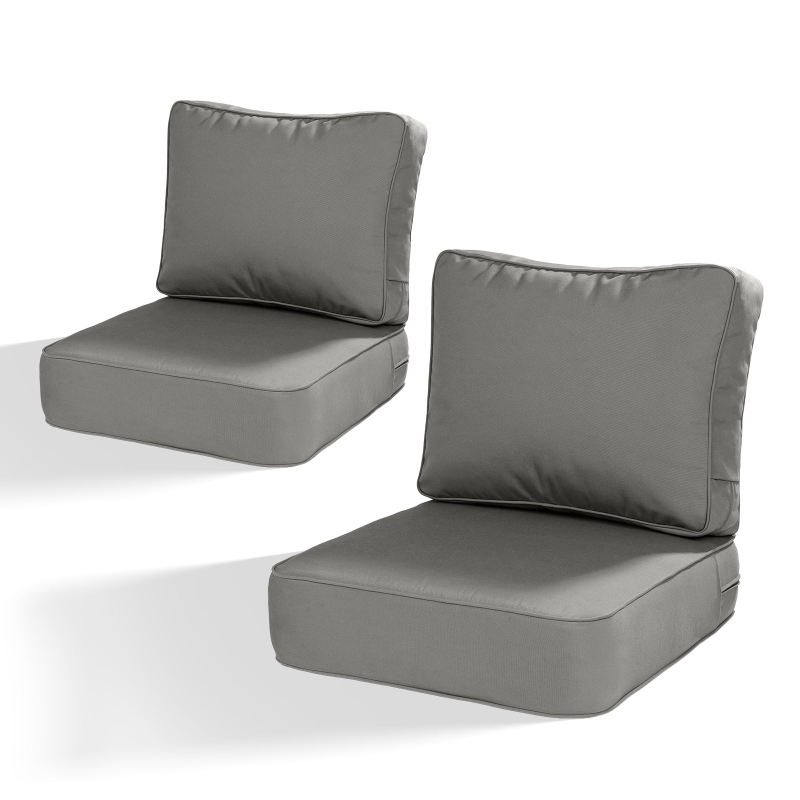 Aoodor Sunbrella Fabric Outdoor Deep Seat Cushion Set Of 2