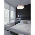 Apex 14 Inch Espresso Led Pendant Jute Shade