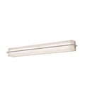 Afx Apex 4 Feet Weather Grey Led Vanity Linen White Fabric And Acrylic Shade