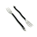 Appetizer Forks Twisted Handle Salad Forks Set Of 6