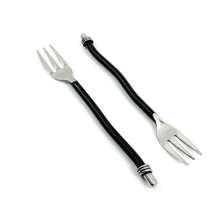 Appetizer Forks Twisted Handle Salad Forks Set Of 6