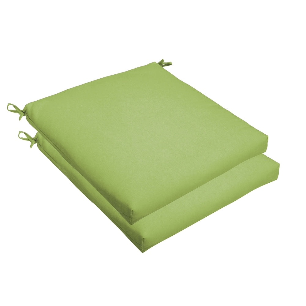Apple Green 19 X 2.5 Inch Chair Cushion Bristol Set Of 2