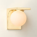 Aqua Virgo Unlacquered Brass 3-Light Wall Sconce