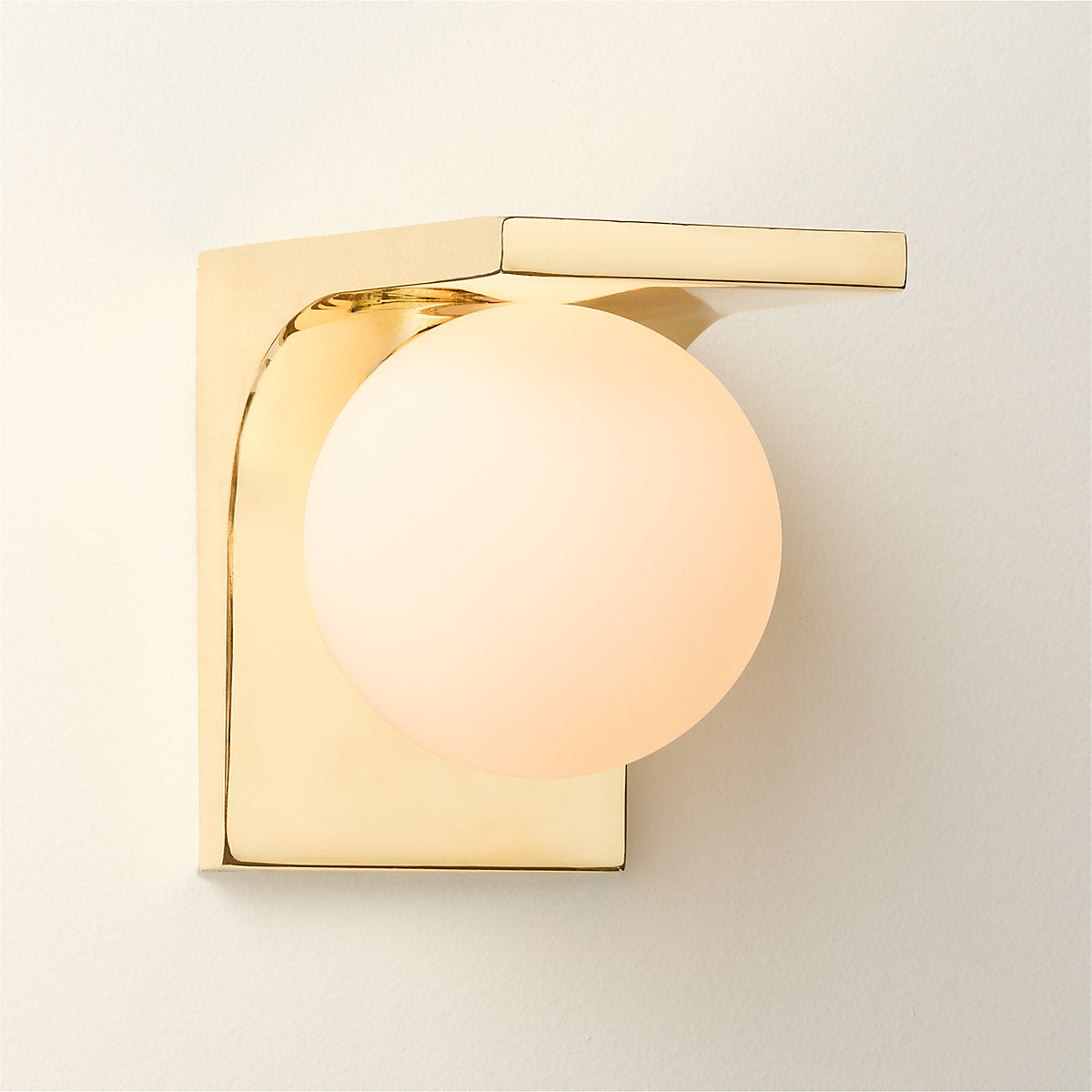 Aqua Virgo Unlacquered Brass 4-Light Wall Sconce