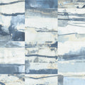 Aquarelle Tile Wallpaper In Blues Beige
