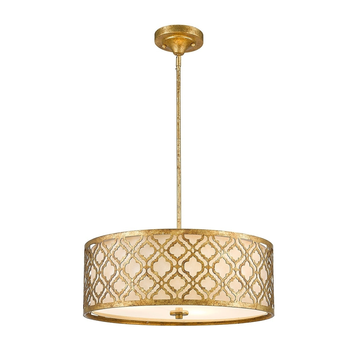 Arabella Large Pendant In Distressed Gold By Lucas Mckearn N A