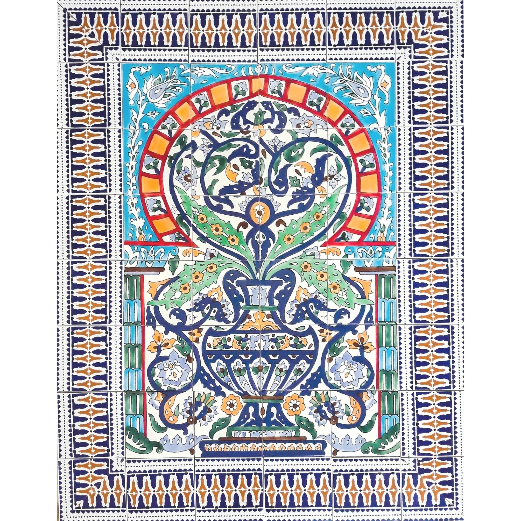 Arabesque Multicolor Design 48 Tiles