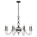 Aragon 8 Light Chandelier In Mediterranean Bronze