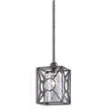 Uttermost Arbela 1 Light Rust Black Mini Pendant