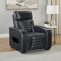 Arbor 38 Leather Power Reclining Chair With Power Headrest