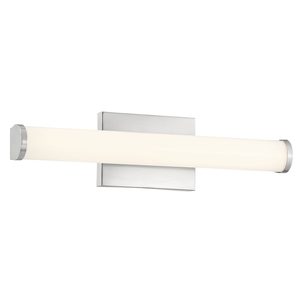 Arc 18 Inch Brushed Steel Led Vanity