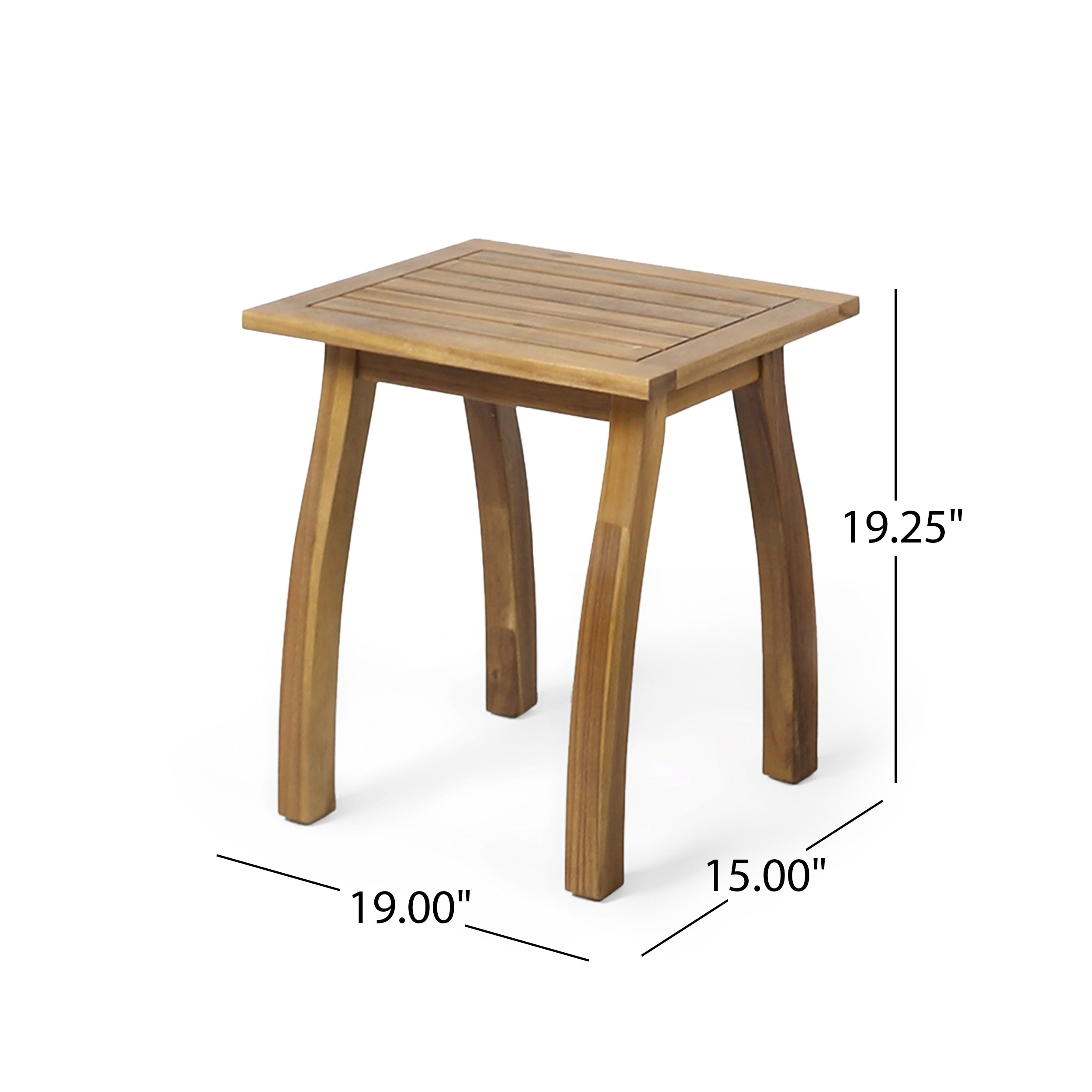 Arcadia Outdoor 2 Seater Acacia Wood Rocking Chairs And Side Table Set By Christopher Knight Home