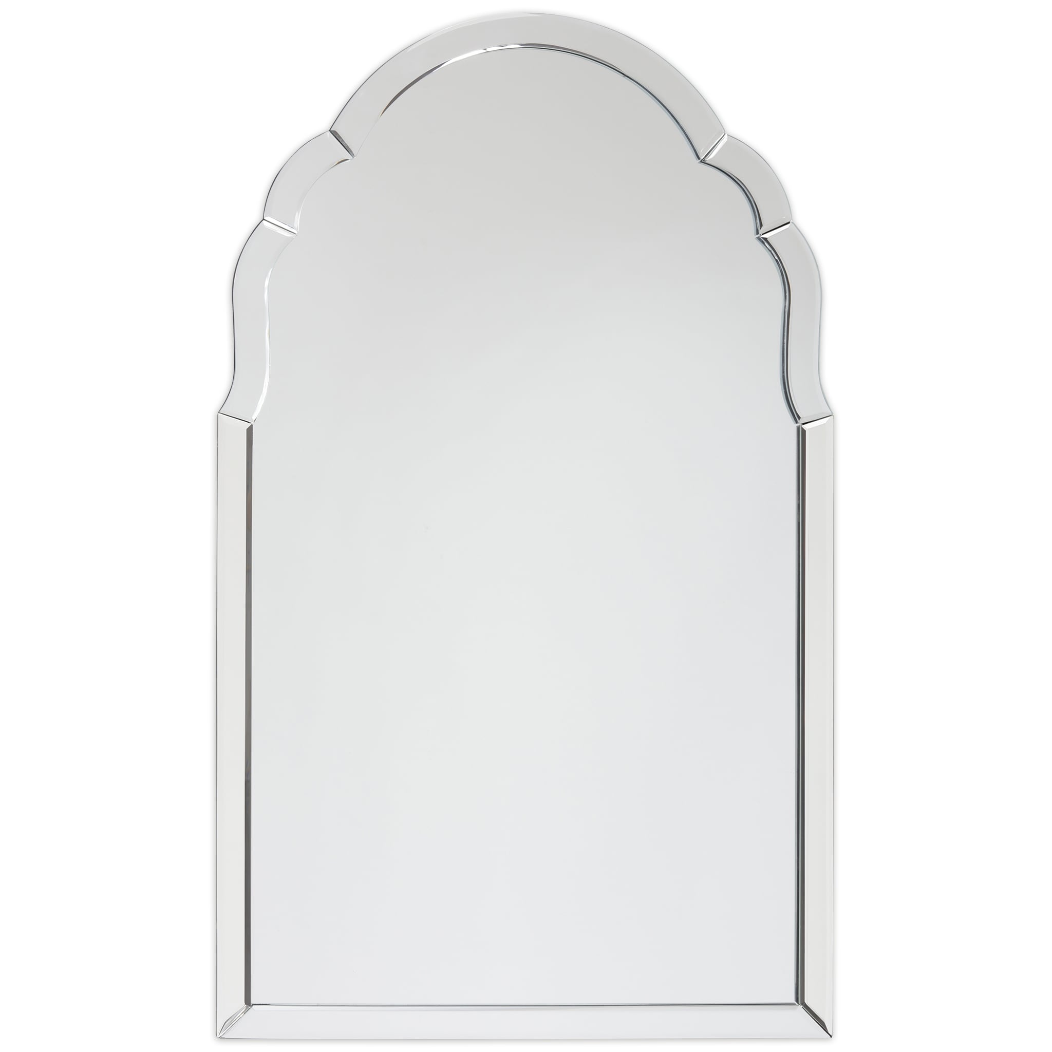 Arch Elegant Beveled Wall Mirror Ii Bathroom Vanity Bedroom Mirror Clear 24 X 40
