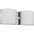Arch Led Collection Brushed Nickel Two Light Led Bath
