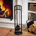 Arched 4 Piece Steel Fireplace Tool Set 29 In