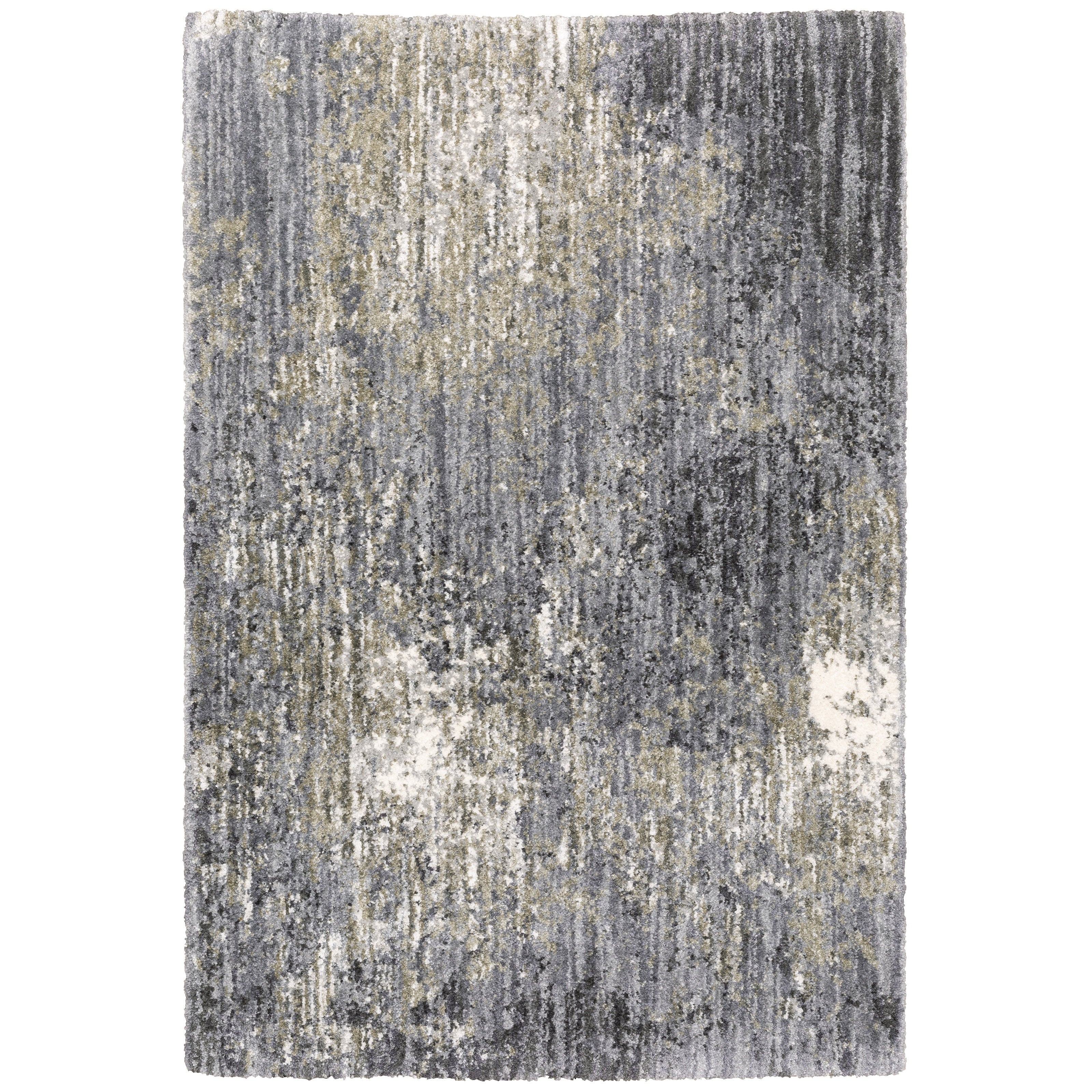 Archer Cosmic Abstract Shag Area Rug