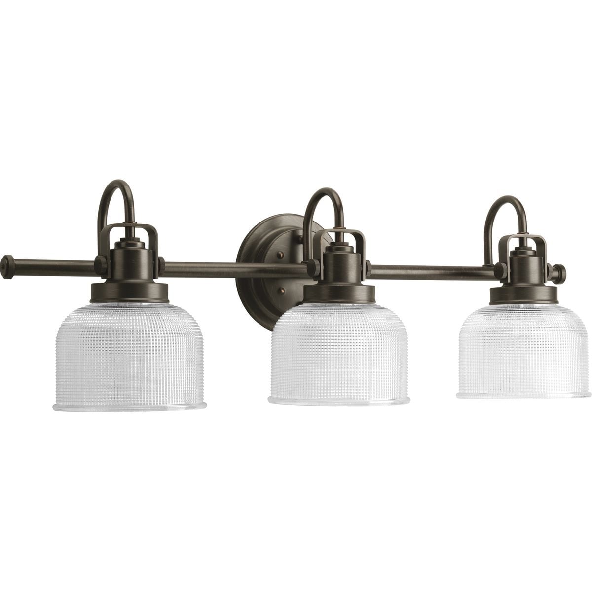 Progress Lighting Bronze Archie Collection 3 Light Venetian Bronze Bath Light