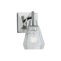 Arctic 8.5 High 1 Light Sconce Polished Nickel 8.5 Inch Tall