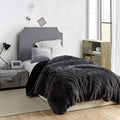 Are You Kidding Coma Inducer Duvet Cover Faded Black Black
