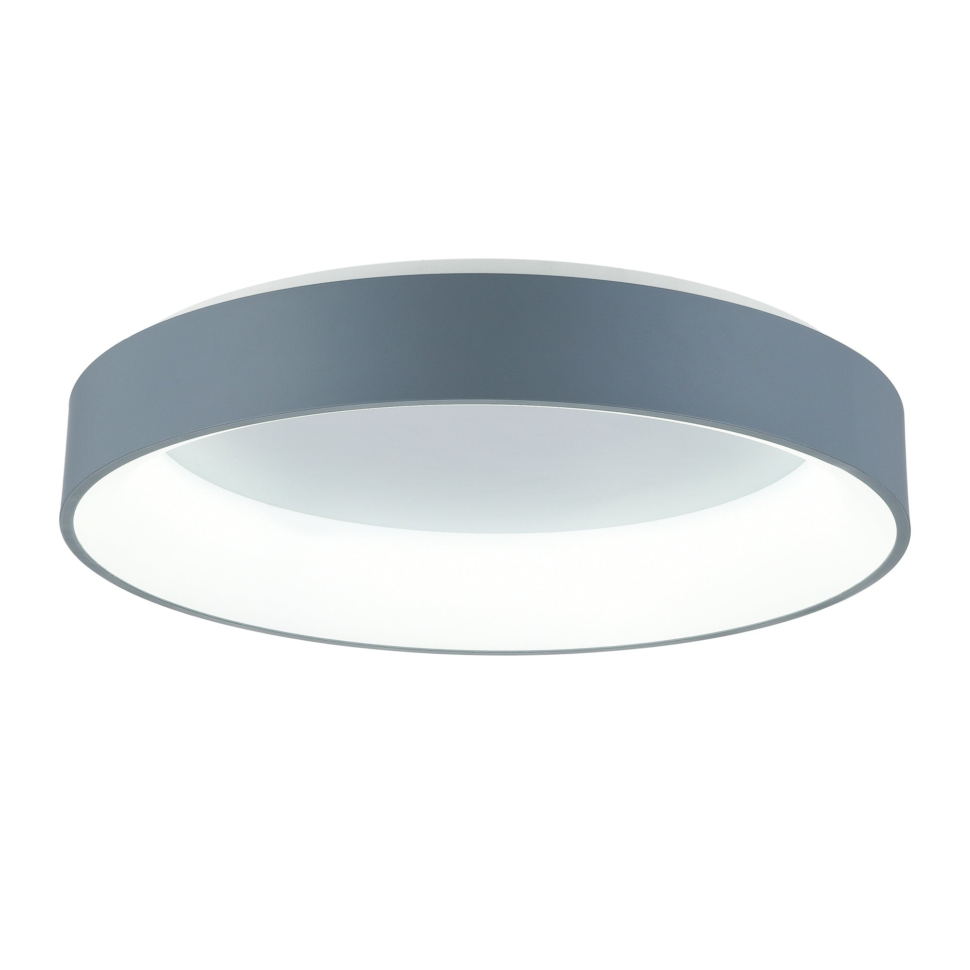 Led Flush Mount With Gray Finish