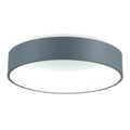 Arenal Collection White Finish Stainless Steel Led Flush Mount